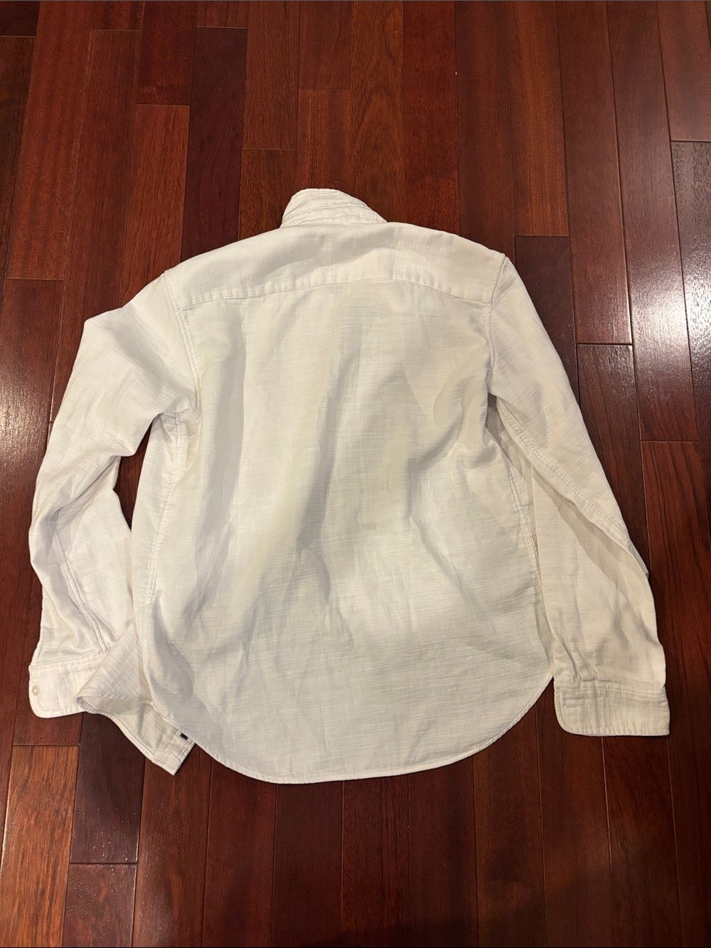 Club Monaco Men's White Casual Button-Down Shirt - Picture 5 of 7